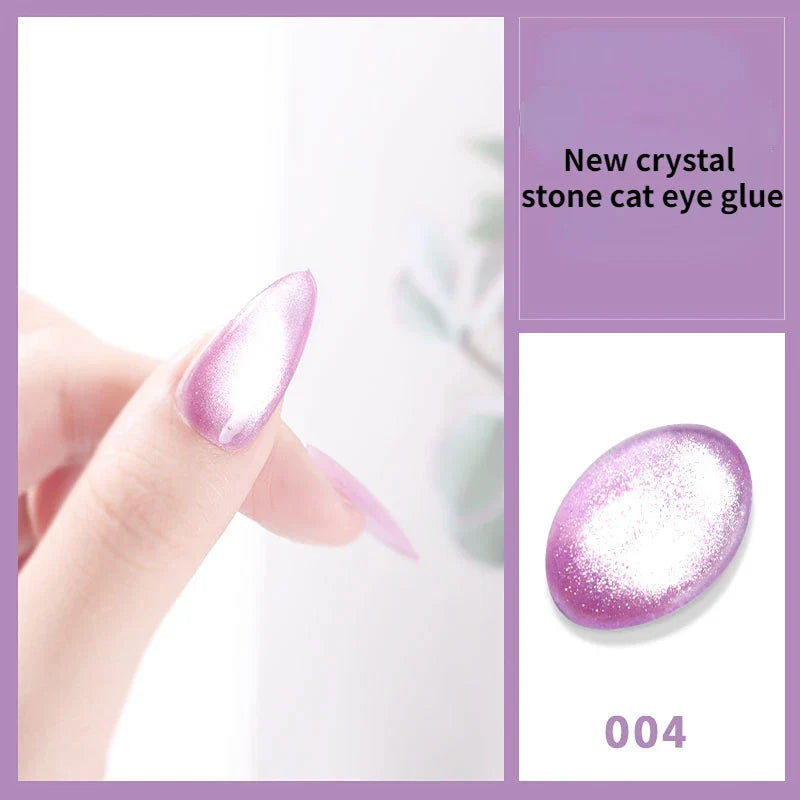 8ML Colorful Cat Eye Gel Nails Polish Winter Reflective Glitter Universal Magnetic Nail Polish Can Be Used Manicure Accesorios