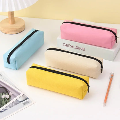 Aichashi BACK TO SCHOOL Pencil Case durable Pen Case Kawaii Stationery Large Capacity Pencilcase Trousse School Supplies Pencil Pouch