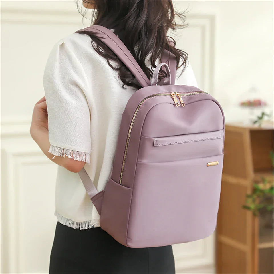 Aichashi Luxury Design Nylon Women Backpack Fashion Bagpack Classic Style School Bag for Girls New Travel High Capacity Bookbags Sac