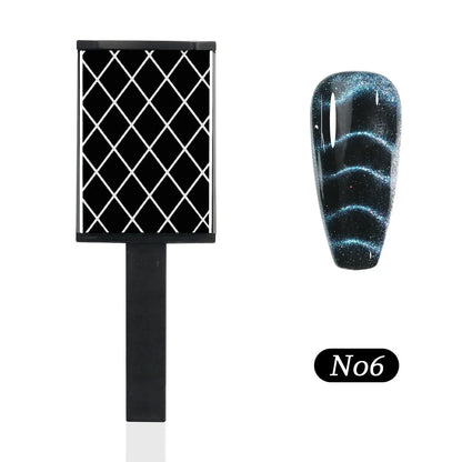 1Pc Black Nail Cat Eye Magnet UV LED magnetic Gel Multi Different Effect 3D Phantom Magnetic Stick Use For Manicure Shop Home