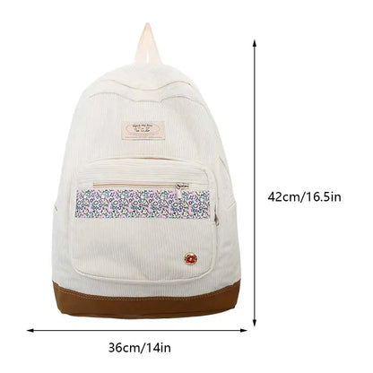 Aichashi BACK TO SCHOOL Vintage Women Backpack Kawaii Girls Travel Book Bags College Student School Bag Ladies Laptop Backpacks Cute Rucksack Harajuku