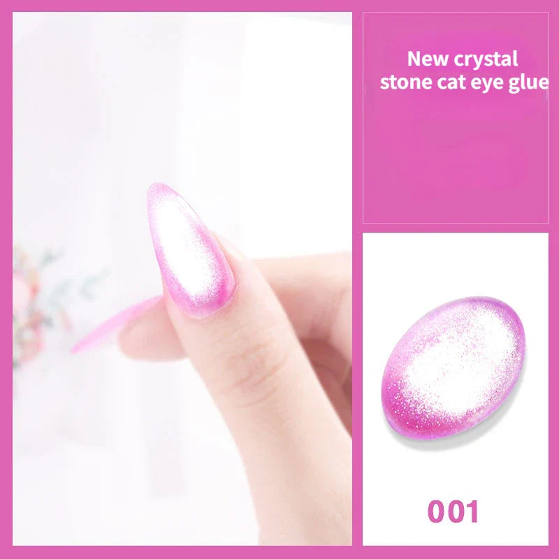 8ML Colorful Cat Eye Gel Nails Polish Winter Reflective Glitter Universal Magnetic Nail Polish Can Be Used Manicure Accesorios