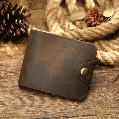 aichashi Vintage Long Wallet For Men Genuine Leather Women Credit Card Holder Short Purse Hasp Business Man Male Clutch Wallets