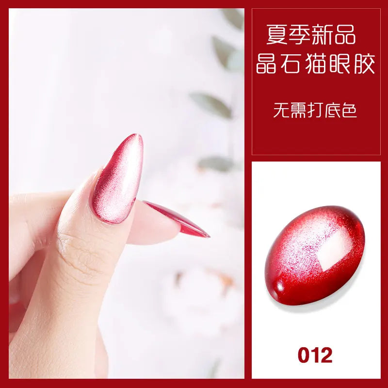 8ML Colorful Cat Eye Gel Nails Polish Winter Reflective Glitter Universal Magnetic Nail Polish Can Be Used Manicure Accesorios