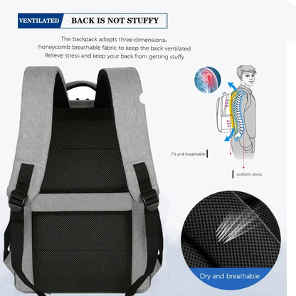 Aichashi Backpack, Large Capacity Multifunctional Backpack for Commuting, Business Travel, Student Computer Bag-ll