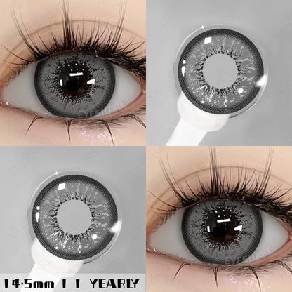 Aichashi New Fashion Color Contact Lenses for Eyes Anime Blue Eyes Contacts Lense Colorful Makeup Eyes Lenses Yearly 2pcs/pair