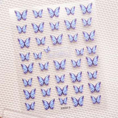 1pcs 5D Diamond White Flower Nail Art Stickers Japanese Exquisite Kawaii Acrylic Nail Decoration Decals DIY Adhesive Accessories