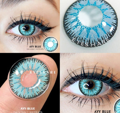 Cosplay Color Contact Lenses for Eyes AYY Series Halloween Beauty Makeup Contacts Lenses Eye Cosmetic Color Lens Eyes