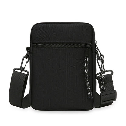 Aichashi Simple Casual Mini Crossbody Bag Men's Nylon Small Shoulder Bag For Men Oxford Messenger Phone Side Sling Bag Husband Chest Pack