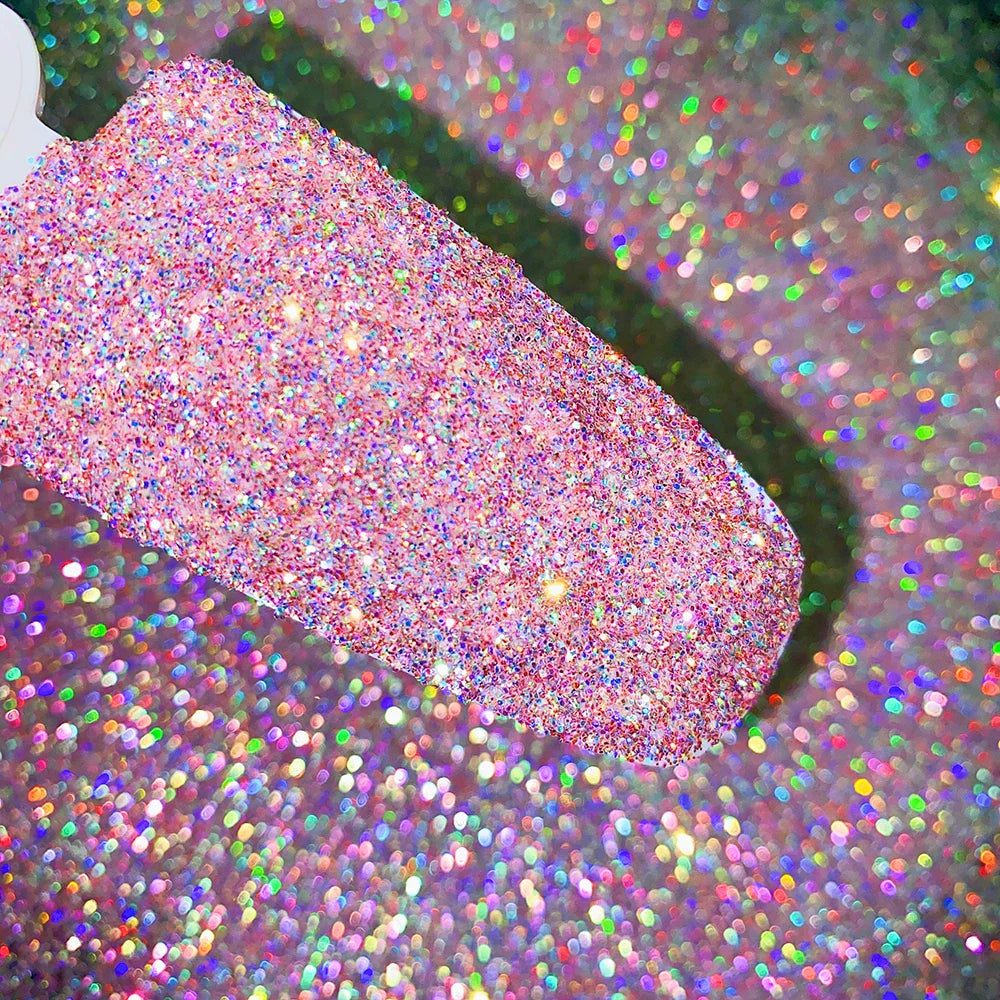 1Box Unicorn Holographic Nail Powder Silver Glitter Metallic Rub Dust Mirror Pigment Extra Fine Shiny Chrome For DIY Manicure*Y*