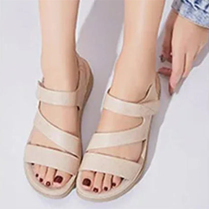 Aichashi 2024 Summer Women 2cm Platform 4cm High Heels Outside Sandals Female Lightweight Casual High Heels Lady Fashion Sneaker Slides