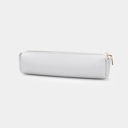 Aichashi BACK TO SCHOOL Luxury PU Leather Pencil Case School Pencil Cases Bag Small Pen Bags Stationery Pencil Pouch Stationery Organizer