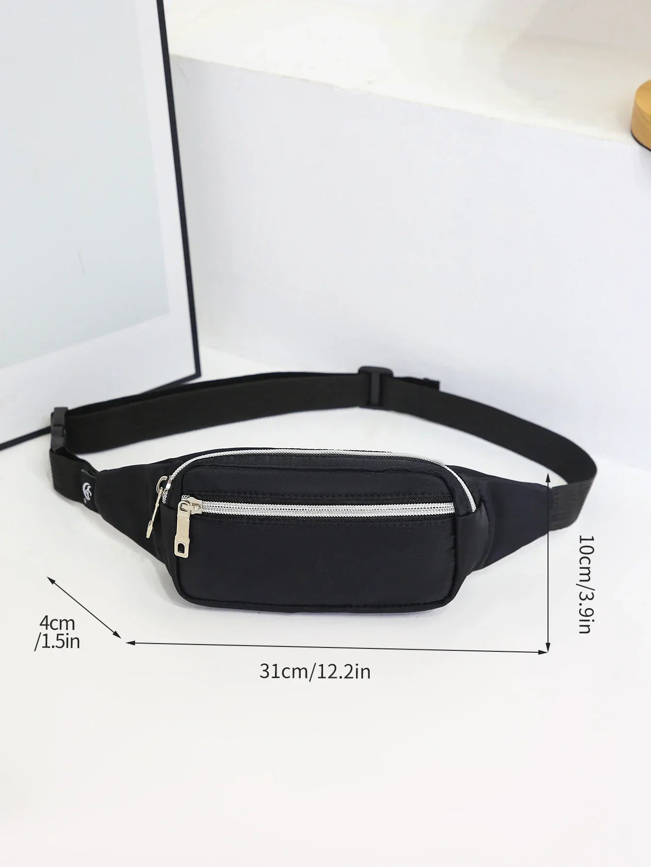 Aichashi Fashion Men Women Waist Bag Casual Fanny Pack Purse Large Phone Belt Bag Pouch Canvas Outdoor Travel Phone Bag Banana Hip Bags