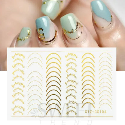 Aichashi Acrylic Engraved Butterfly Nail Manicure Sticker Holographic Crystal Fairy Rose Flowers Adhesive Decals Charm Spring Foils Wraps