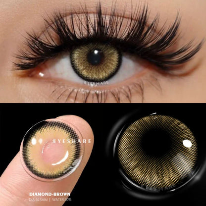 Aichashi 1 Pair Colored Contact Lenses for Eyes Blue Contact Lenses Yearly Beautiful Pupils Fashion Contact Lenses Green Lenses