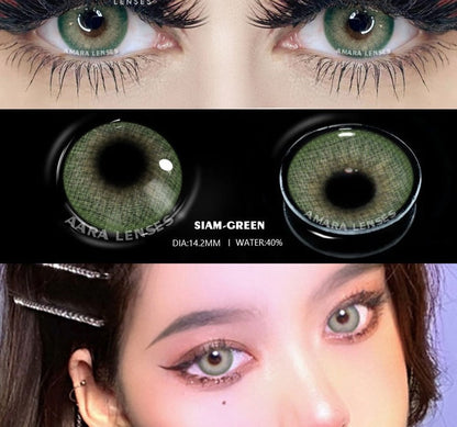 1Pair Color Contact Lenses for Eyes OMG Series Soft Contact Lens Beauty Contact Lenses Eye Cosmetic Color Lens Eyes