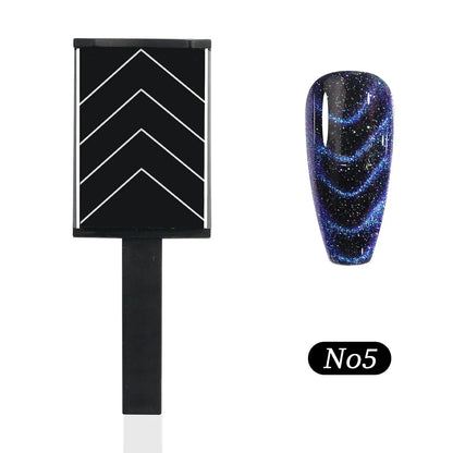 1Pc Black Nail Cat Eye Magnet UV LED magnetic Gel Multi Different Effect 3D Phantom Magnetic Stick Use For Manicure Shop Home