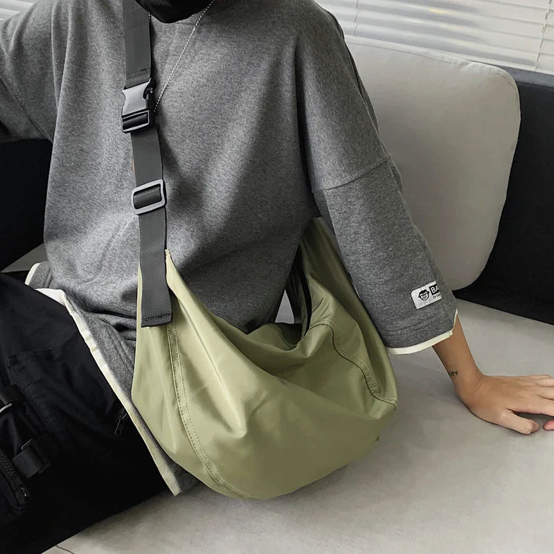 Aichashi BACK TO SCHOOL Men's and Women's Shoulder Bag Leisure Student Bag High Quality Oxford Women's Messenger Bag Waterproof Outdoor Fitness Bag