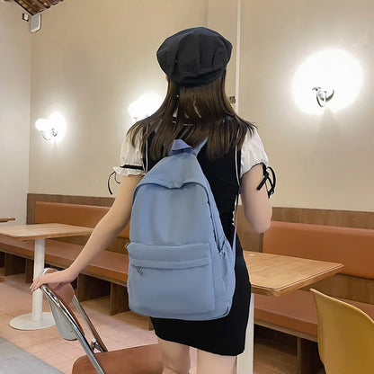 Aichashi Fashion Backpack Canvas Women Backpack Anti-theft Shoulder Bag New School Bag For Teenager Girls School Backapck Female