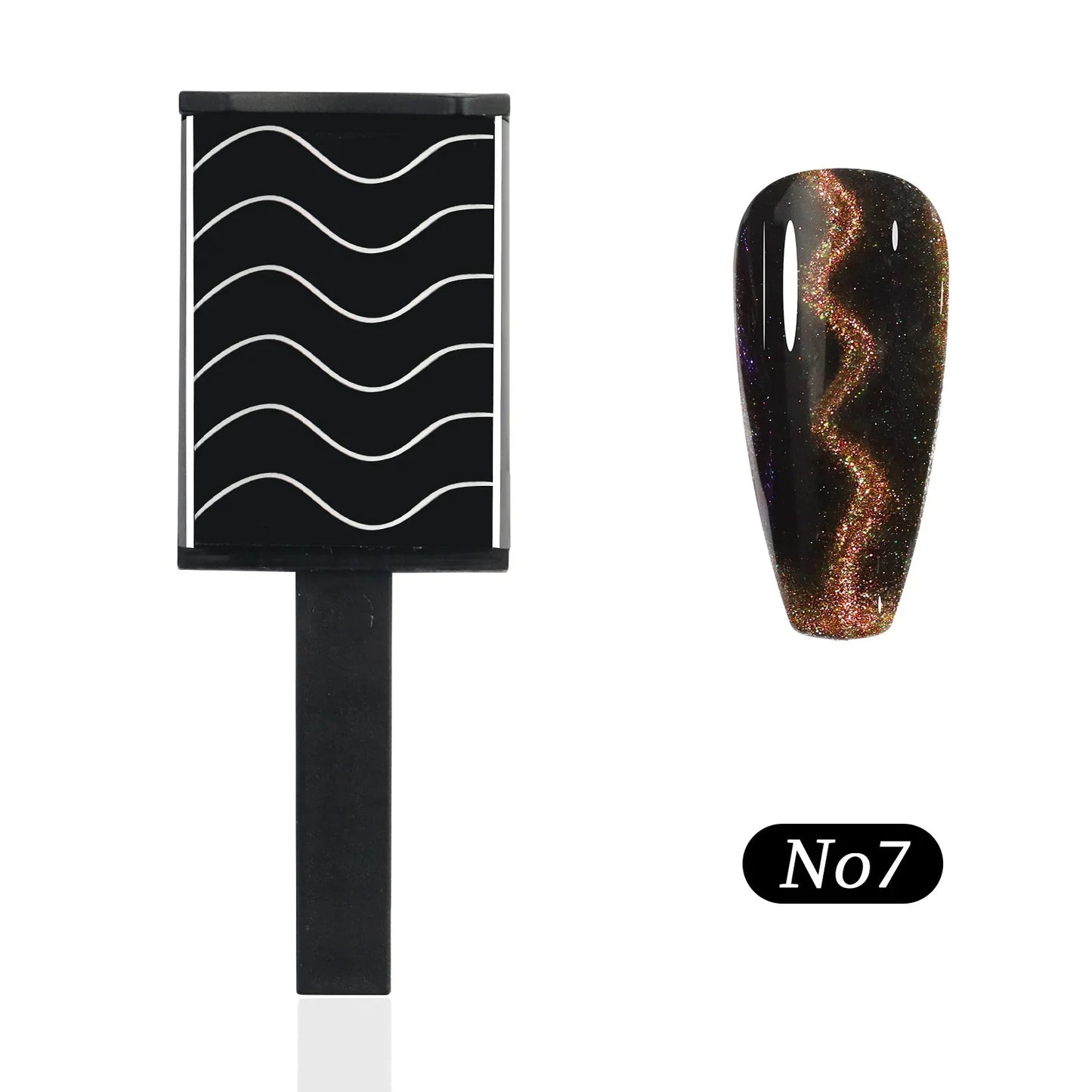 1Pc Black Nail Cat Eye Magnet UV LED magnetic Gel Multi Different Effect 3D Phantom Magnetic Stick Use For Manicure Shop Home