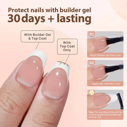 Aichashi 150pcs/boxed New False Nails Press On Nail Long Short Almond Nail Detachable French Style Wearing Manicure Fake Nail Patch