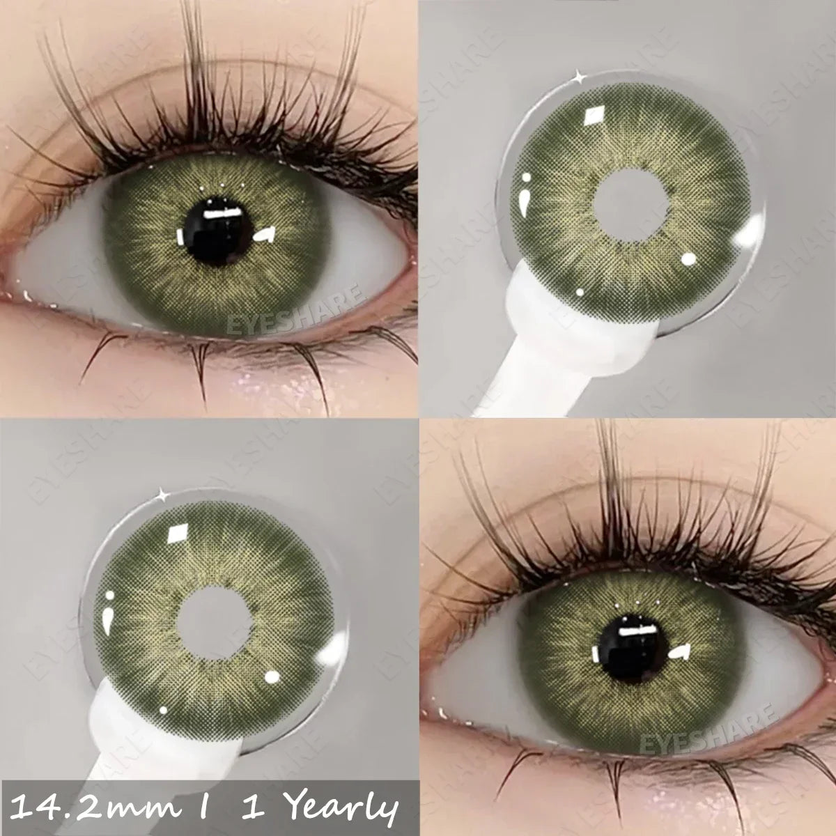 Aichashi New Fashion Color Contact Lenses for Eyes Cosplay Blue Eyes Contacts Lenses Makeup Green Eyes Lenses Yearly 2pcs/pair