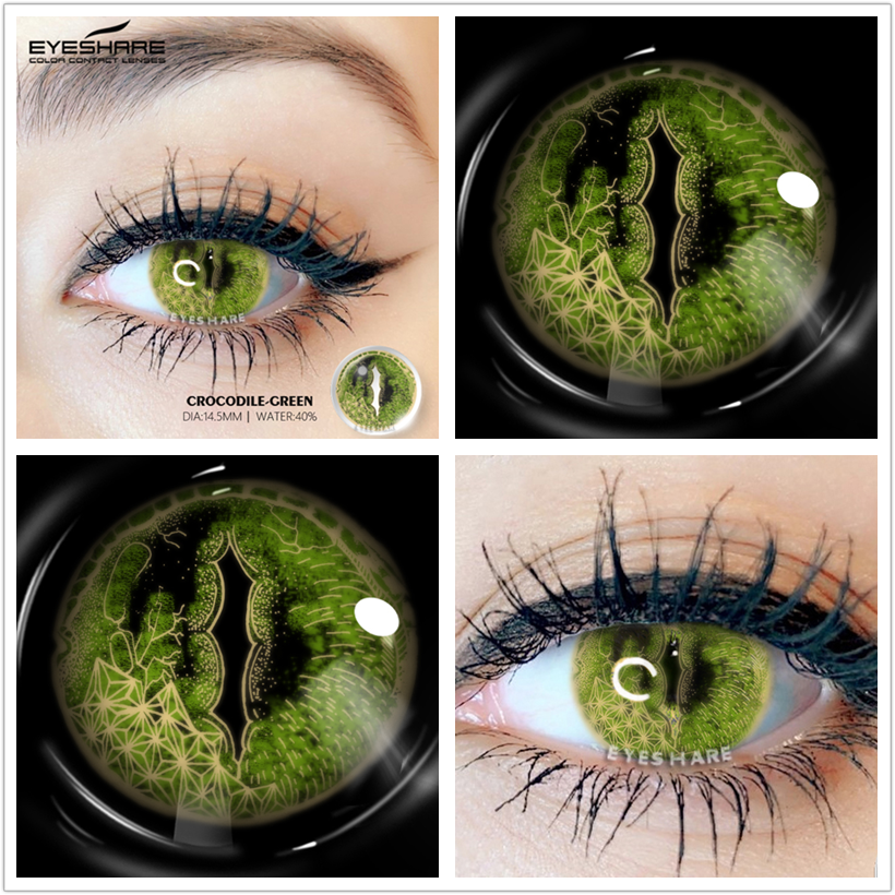 Color Contact Lenses For Eyes Anime Cosplay Colored Lenses Blue Purple Multicolored Lenses Contact Lens Beauty Makeup