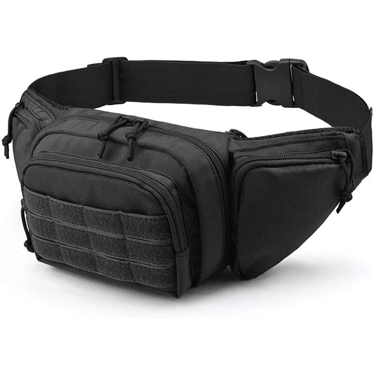 Aichashi Men Waist Fanny Pack Belt Bag Motorcycle Rider Sports Climb Camping Nylon Male Tool Sling Chest Hip Bum Bag