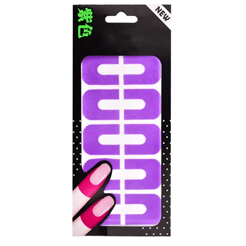 Aichashi Nail Polish Protector Disposable Peel Off Tapes Skin Nails Glue Stickers Forms Varnish Protector, Manicure Finger Tools