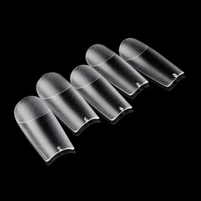 120Pcs Full Cover Press On Nail Tips Stiletto Almond Square Coffin French False Fake Soak Off Gel Nail Extension Tips Capsule