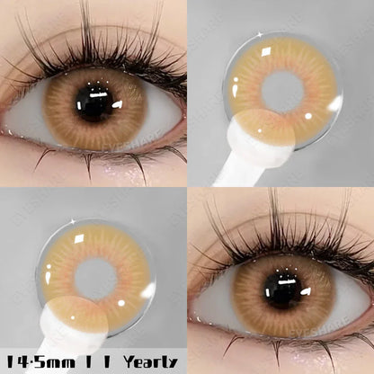 Aichashi New Fashion Color Contact Lenses for Eyes Cosplay Blue Eyes Contacts Lenses Makeup Green Eyes Lenses Yearly 2pcs/pair