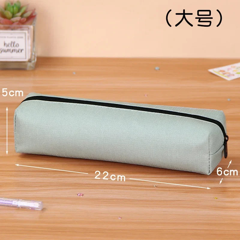 Aichashi BACK TO SCHOOL Pencil Case durable Pen Case Kawaii Stationery Large Capacity Pencilcase Trousse School Supplies Pencil Pouch