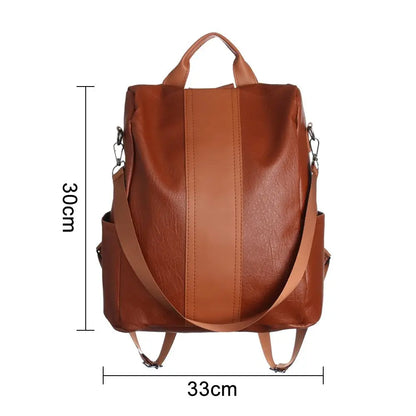 aichashi Women Anti-theft Design Backpack Casual Daypack Outdoor Female Rucksack Women Shoulder Travel Multi-function Bags