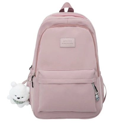 Aichashi BACK TO SCHOOL New Female Fashion Lady High Capacity Waterproof College Backpack Trendy Women Laptop School Bags Cute Girl Travel Book Bag Cool