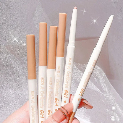 Aichashi Liquid Eyeliner Lying Silkworm Pen Matte Shadow Long-lasting Waterproof Quick-dry Tea Brown Pen Glitter Eye Makeup Beauty Tools