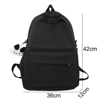 Aichashi Girl Pink Waterproof Kawaii Nylon School Backpack Fashion Female Travel College Backpack Women Ladies Cute Laptop Book Bags Cool