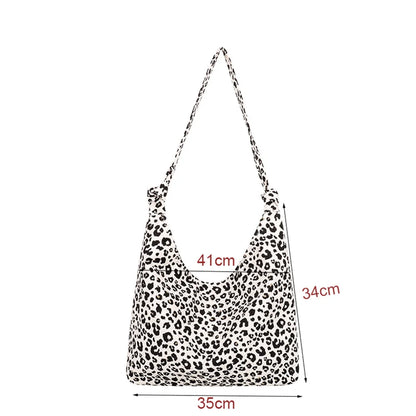 Aichashi Female Bags Totes Luxury Designer Handbags For Women Shopping Canvas Ladies Fashion Casual Leopard Shoulder Shopper Women'S Bag