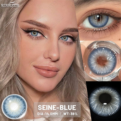 Seine Blue 14.0mm 1 Pair | 1 Year