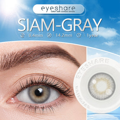 Siam Gray 14.2mm 1 Pair | 1 Year