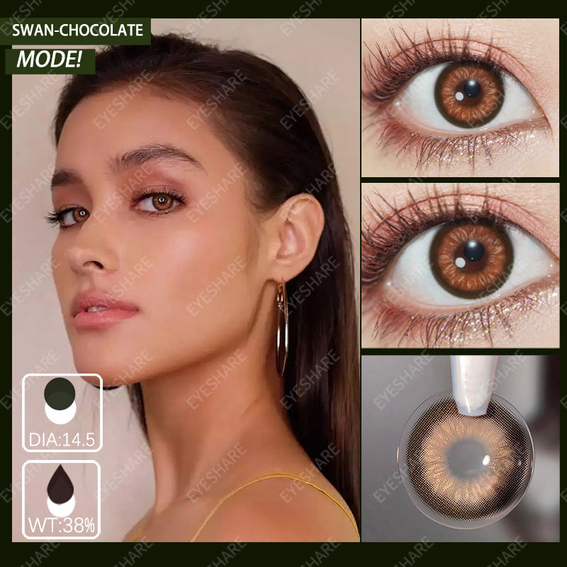 Swan Chocolate 14.5mm 1 Pair | 1 Year