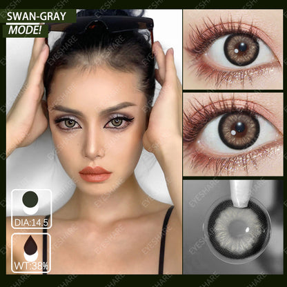 Swan Gray 14.5mm 1 Pair | 1 Year