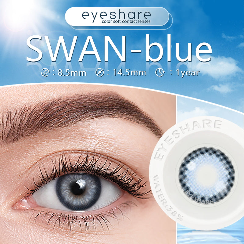 Swan Blue 14.5mm 1 Pair | 1 Year