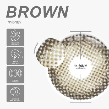 Sydney Brown 14.5mm 1 Pair | 1 Year