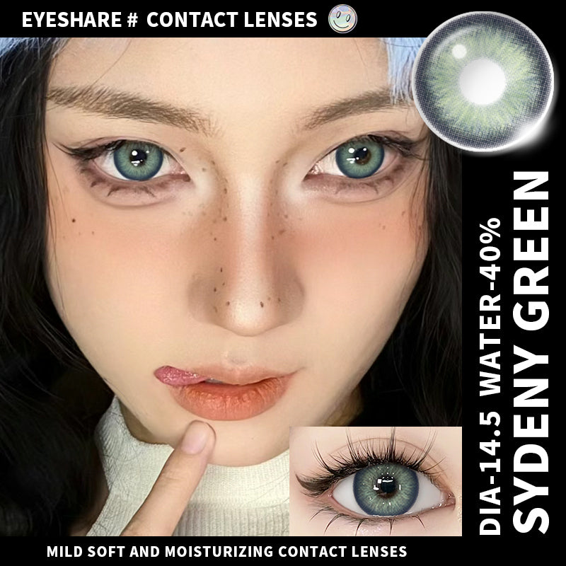 Sydney Green 14.5mm 1 Pair | 1 Year