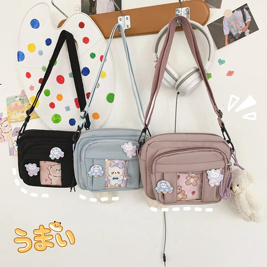 Aichashi New Kawaii Bag Girls New JK Transparent Bag Small Crossbody Bag For Women Purses and Handbags Shoulder Bag Itabag Bolso