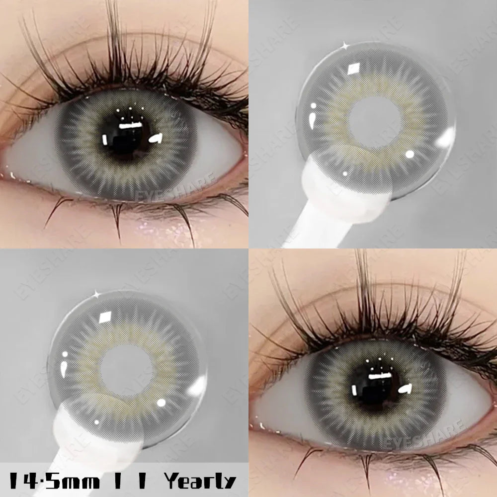 Aichashi New Fashion Color Contact Lenses for Eyes Cosplay Blue Eyes Contacts Lenses Makeup Green Eyes Lenses Yearly 2pcs/pair