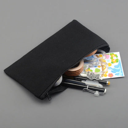 Aichashi BACK TO SCHOOL Pencil Case Black School Supplies Pencil Pouch Astuccio Canvas Trousse Scolaire Pencil Bag Estuches Escolares Pencilcase