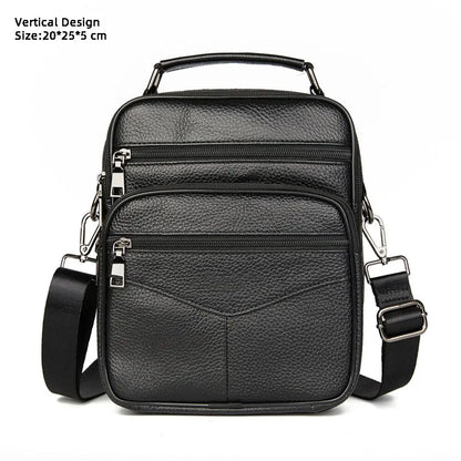 Aichashi Men Messenger Bags Genuine Leather Handbags for Man Luxury Brand Male Crossbody Bag for Mini Pad Boy Shoulder Bag