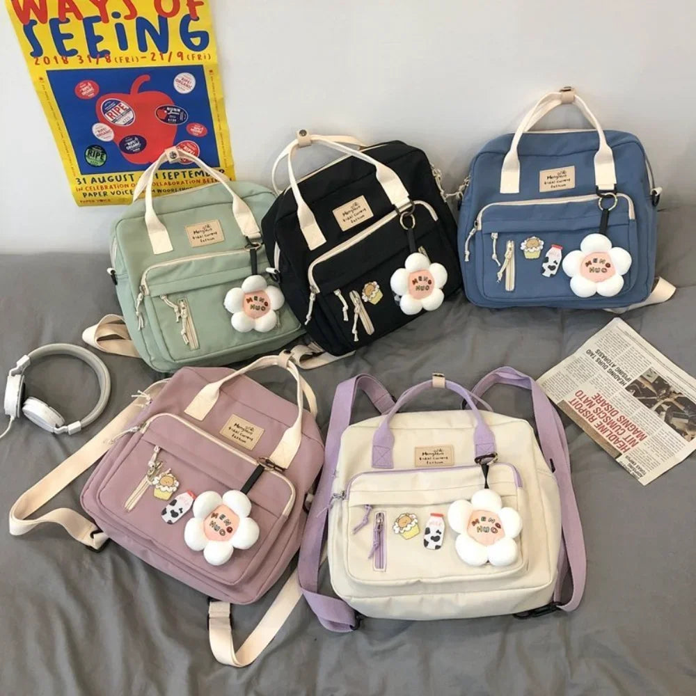 Aichashi BACK TO SCHOOL Japanese High School Girls Backpack School Bags for Teenage Girls Multi Pockets New Kawaii Backpack Women Harajuku Cute BookPack