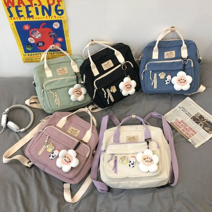 Aichashi BACK TO SCHOOL Japanese High School Girls Backpack School Bags for Teenage Girls Multi Pockets New Kawaii Backpack Women Harajuku Cute BookPack